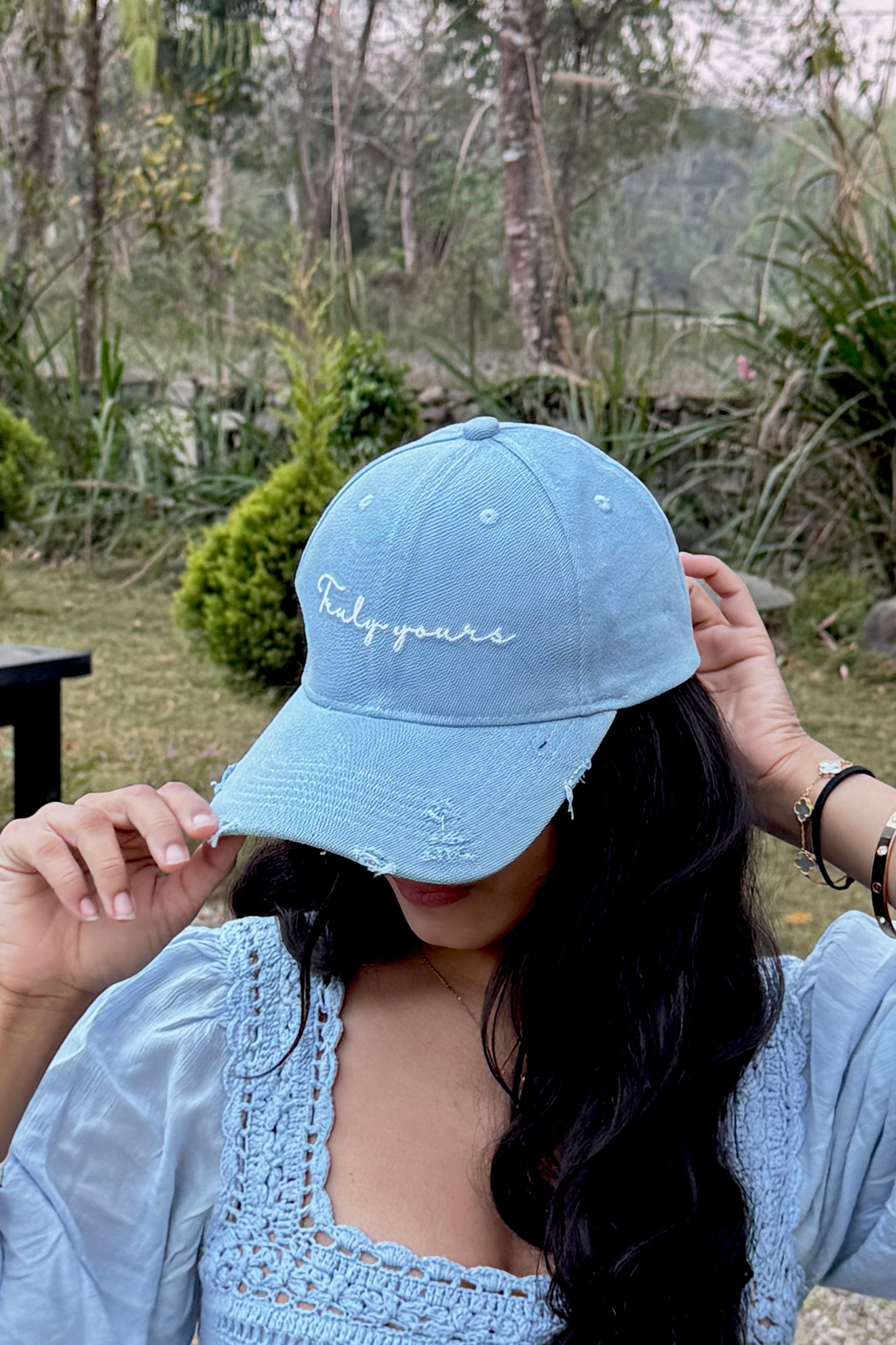 Truly yours - 6 panel denim baseball cap