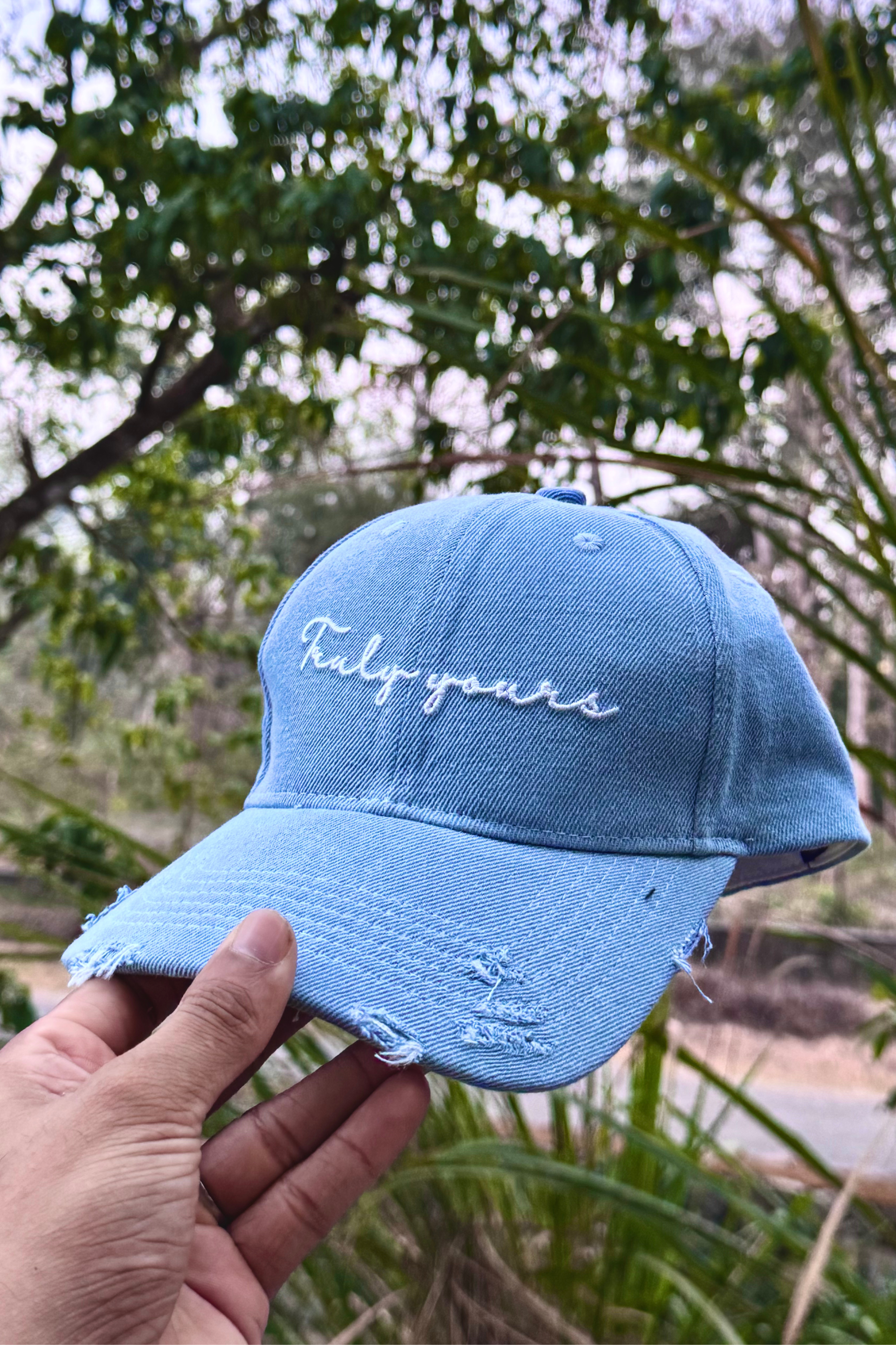 Truly yours - 6 panel denim baseball cap
