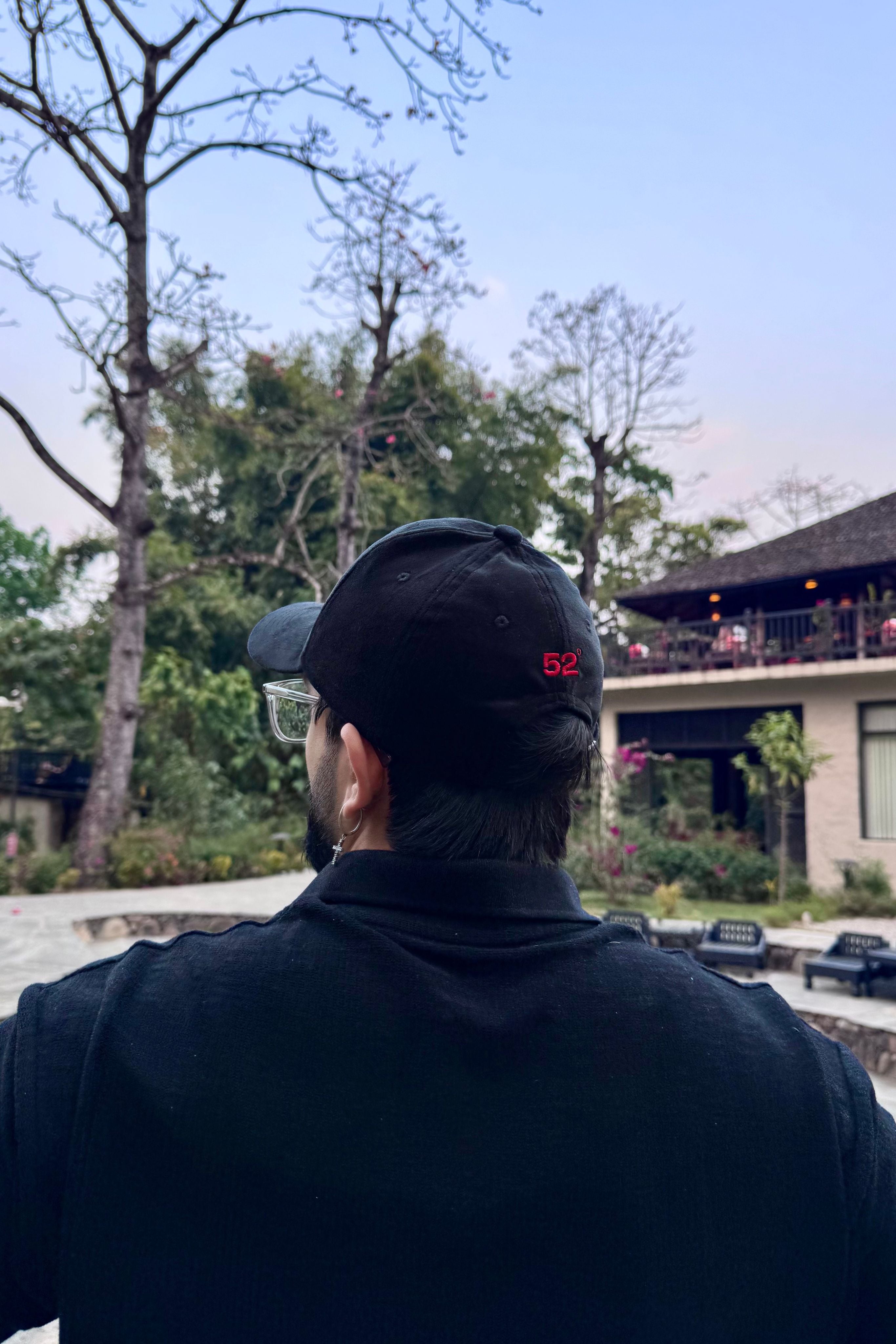 Seek discomfort - Black suede unisex cap