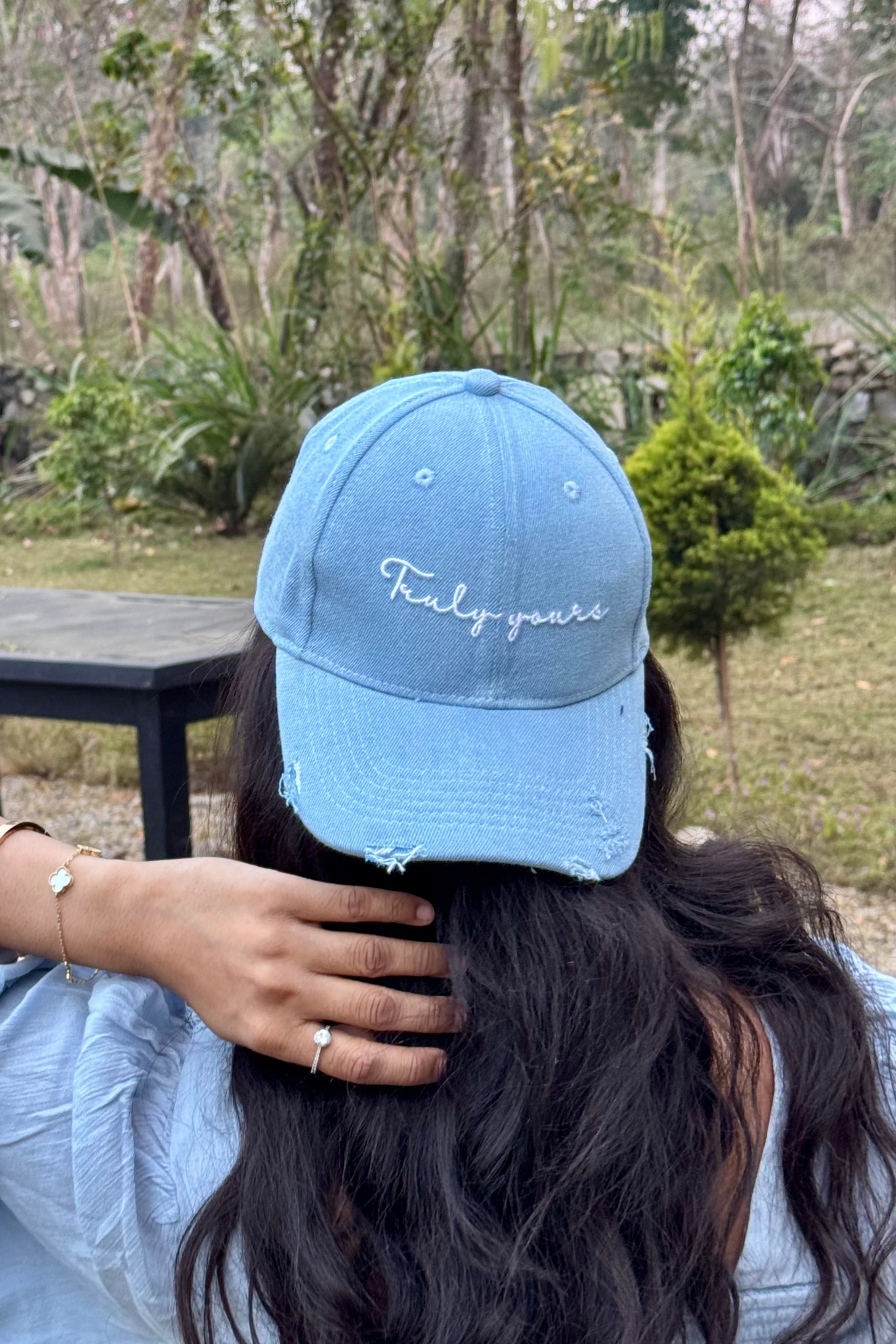 Truly yours - 6 panel denim baseball cap