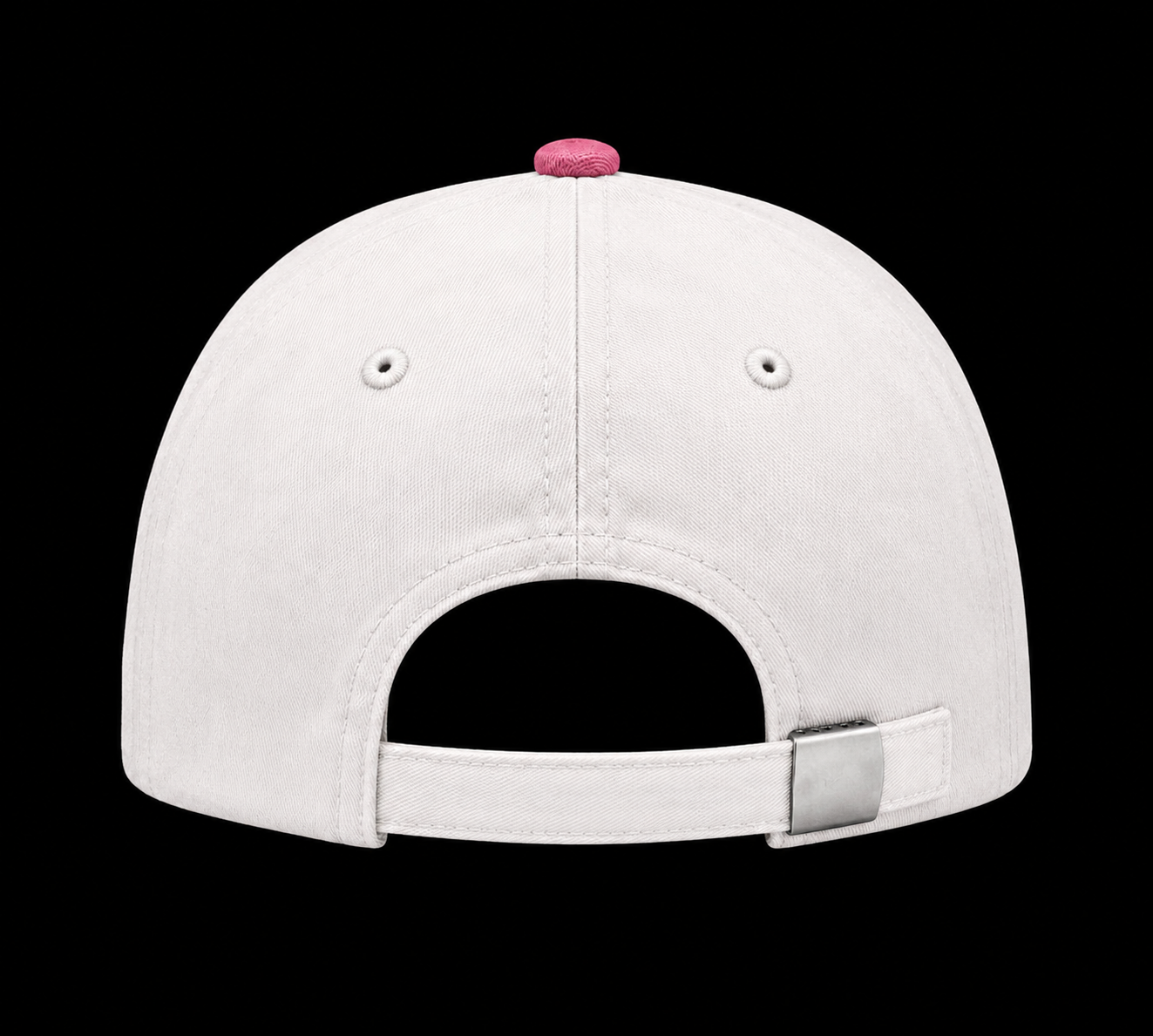 Literally Just A Girl — White/Pink unisex baseball Cap