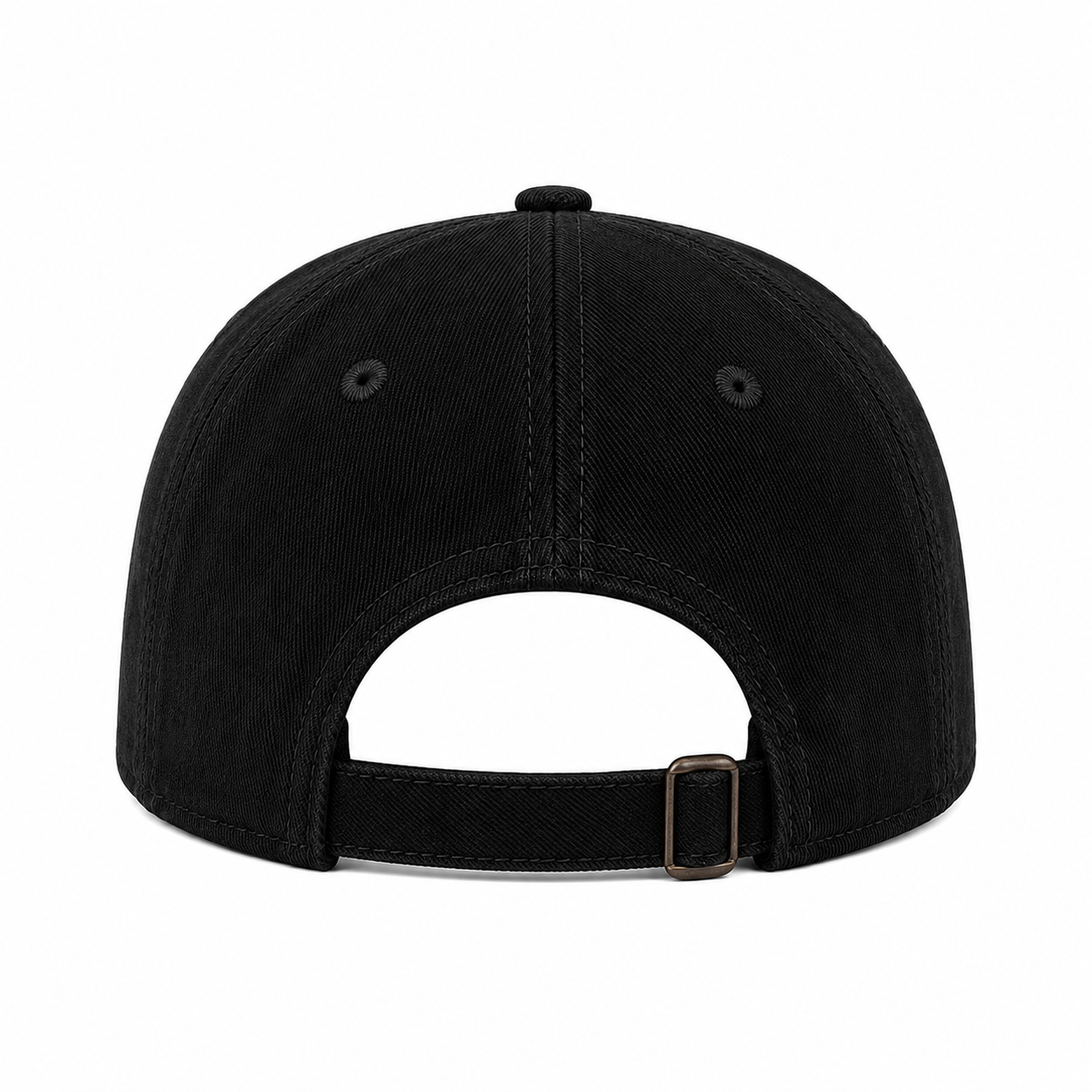 N:OW - Black corduroy unisex baseball cap
