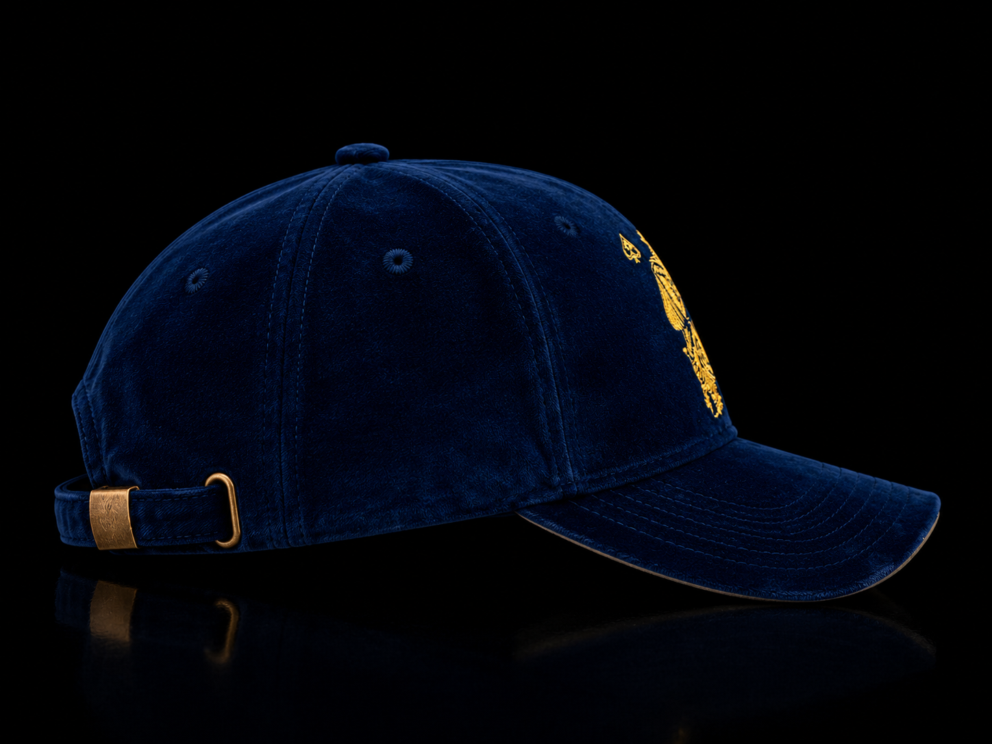 Badshah - Blue Suede unisex baseball cap