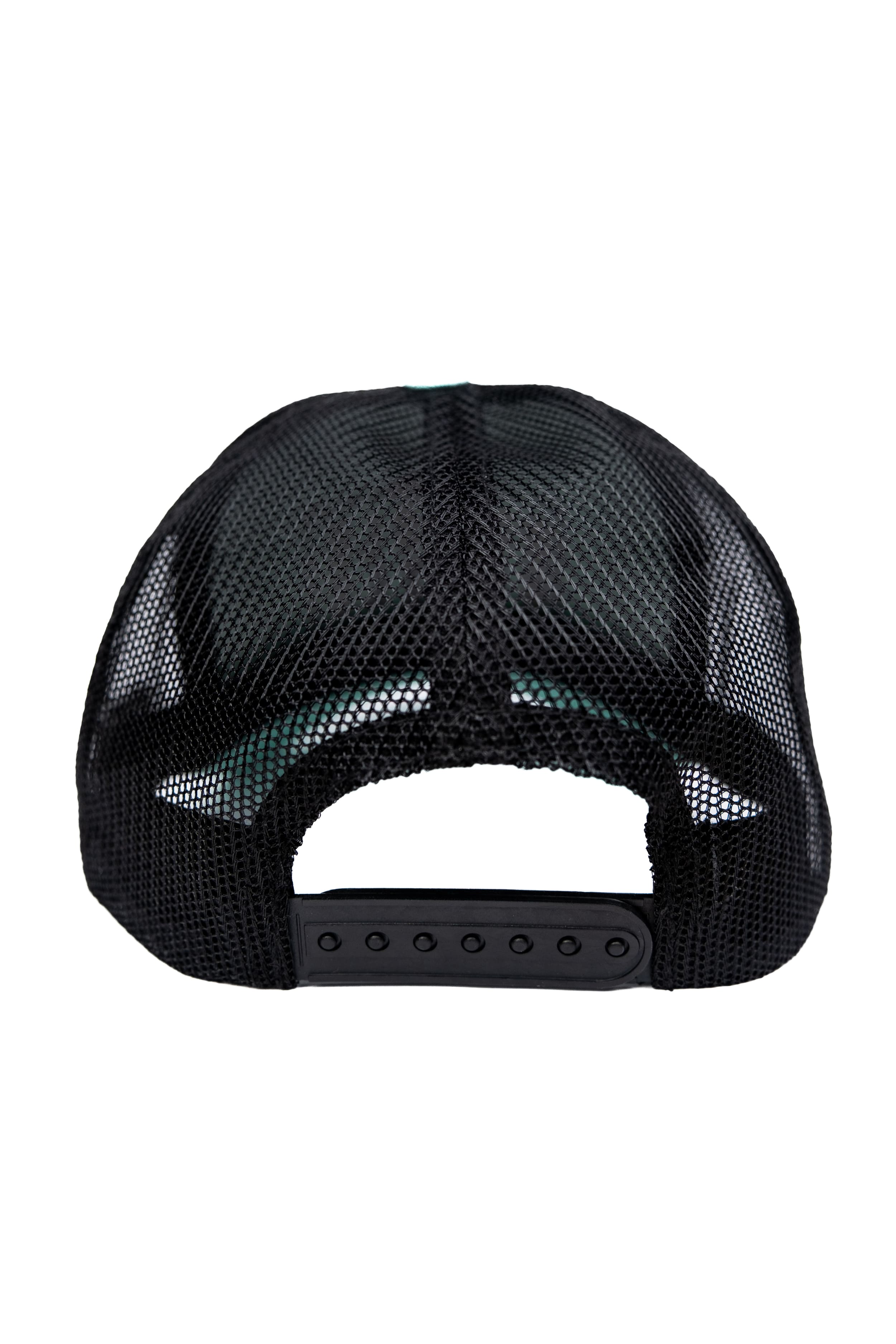 Humble Hustle - Mint/Black unisex trucker cap