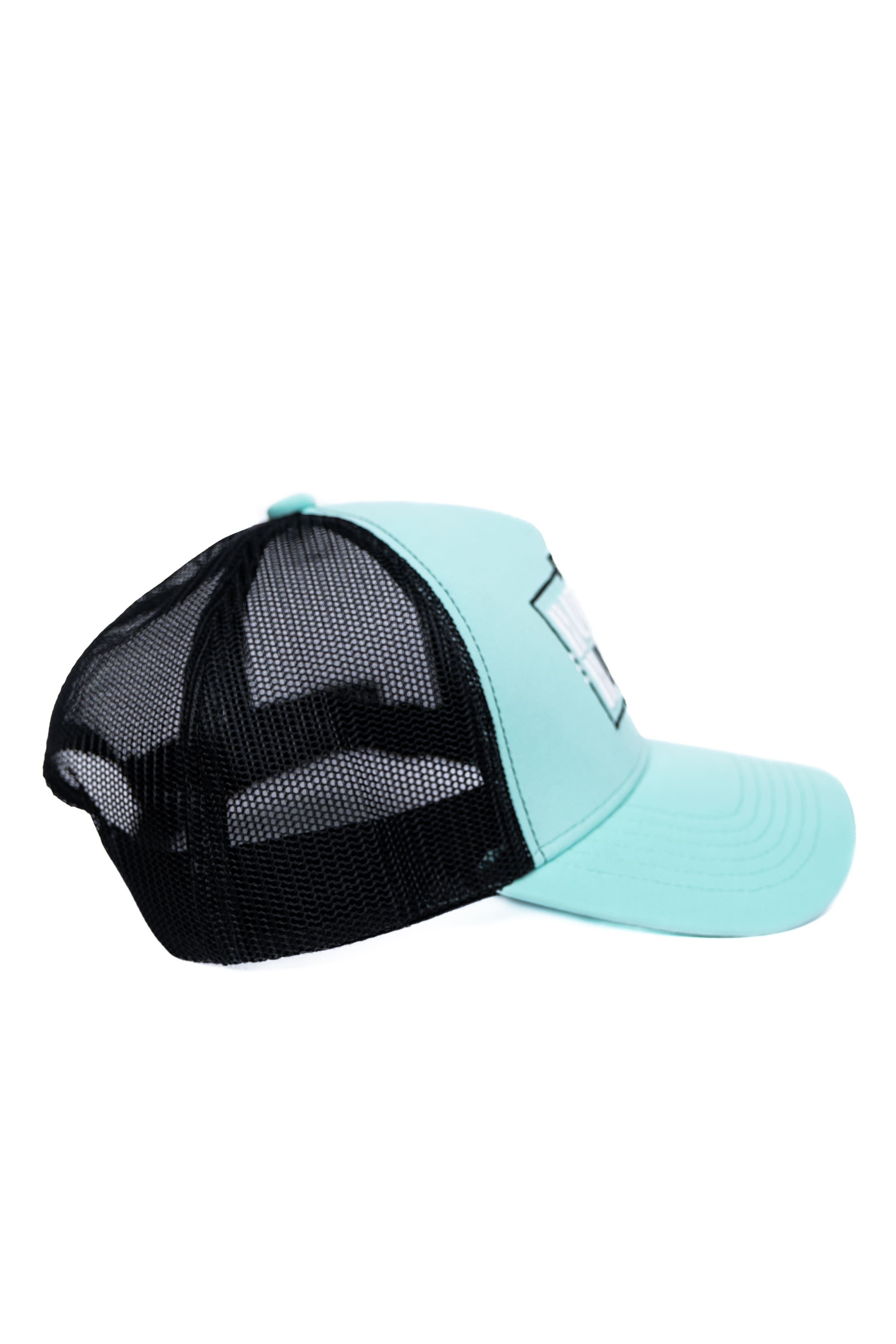 Humble Hustle - Mint/Black unisex trucker cap