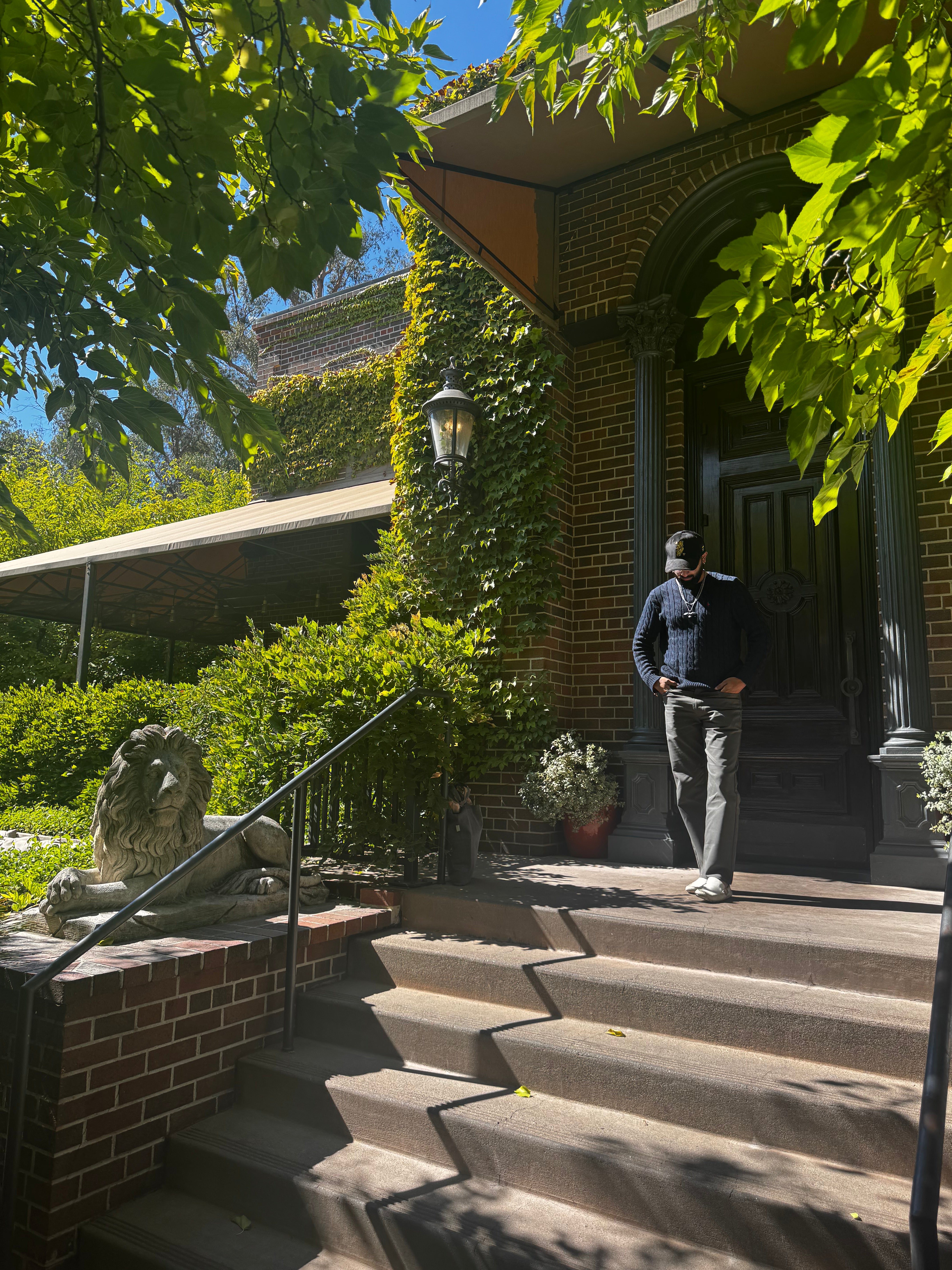 Badshah - black suede unisex baseball cap