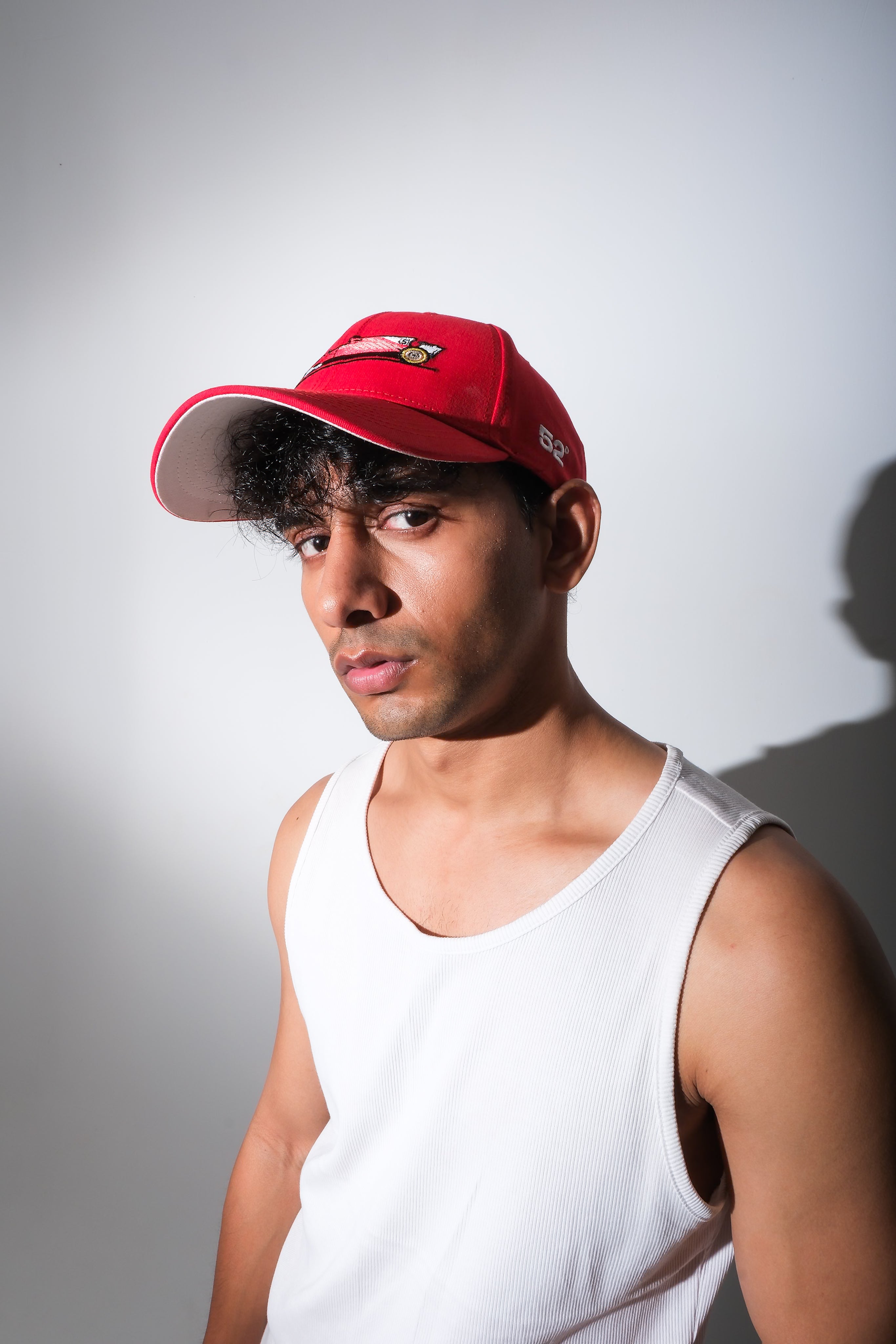 Lights out - Red unisex baseball cap