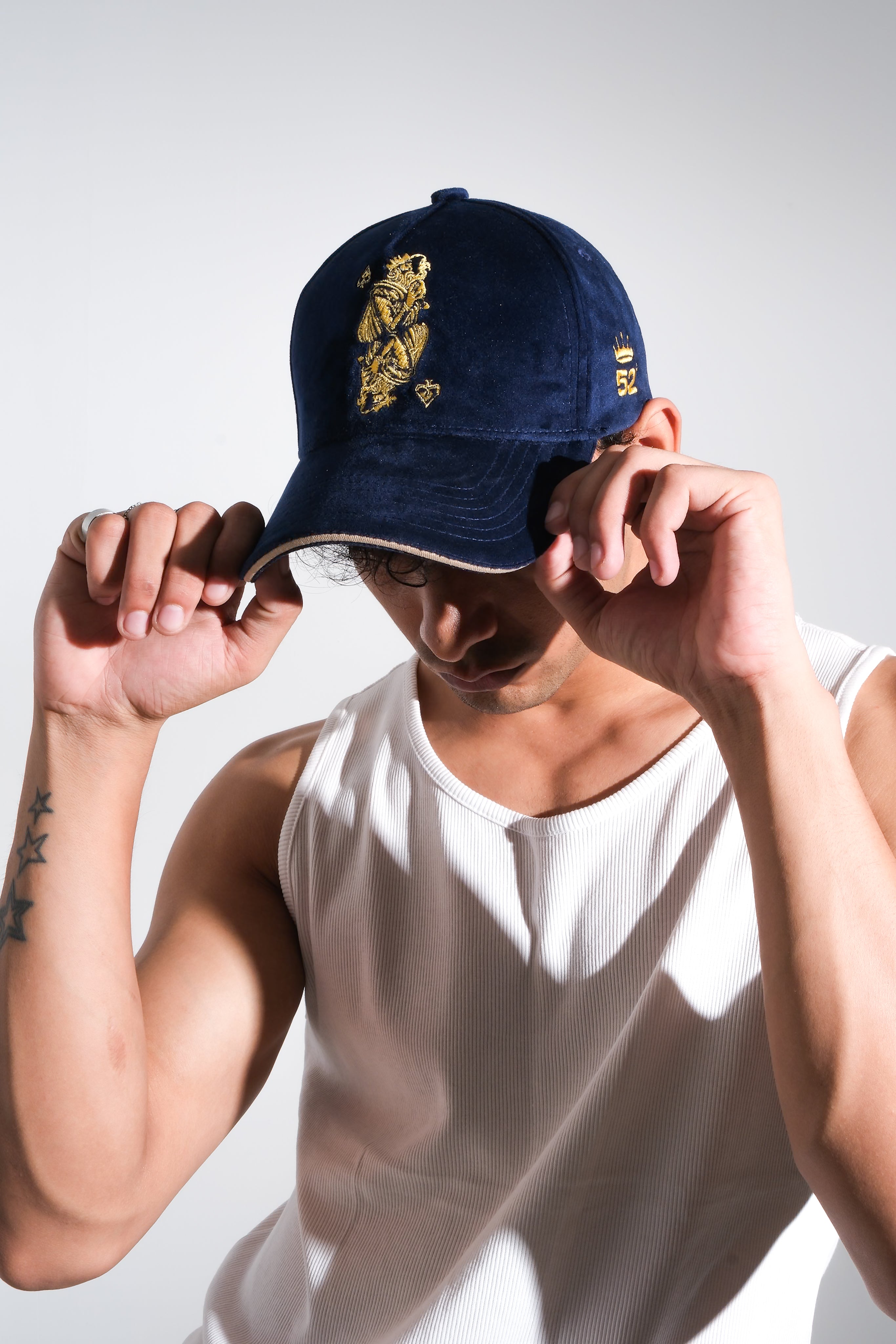 Badshah - Blue Suede unisex baseball cap