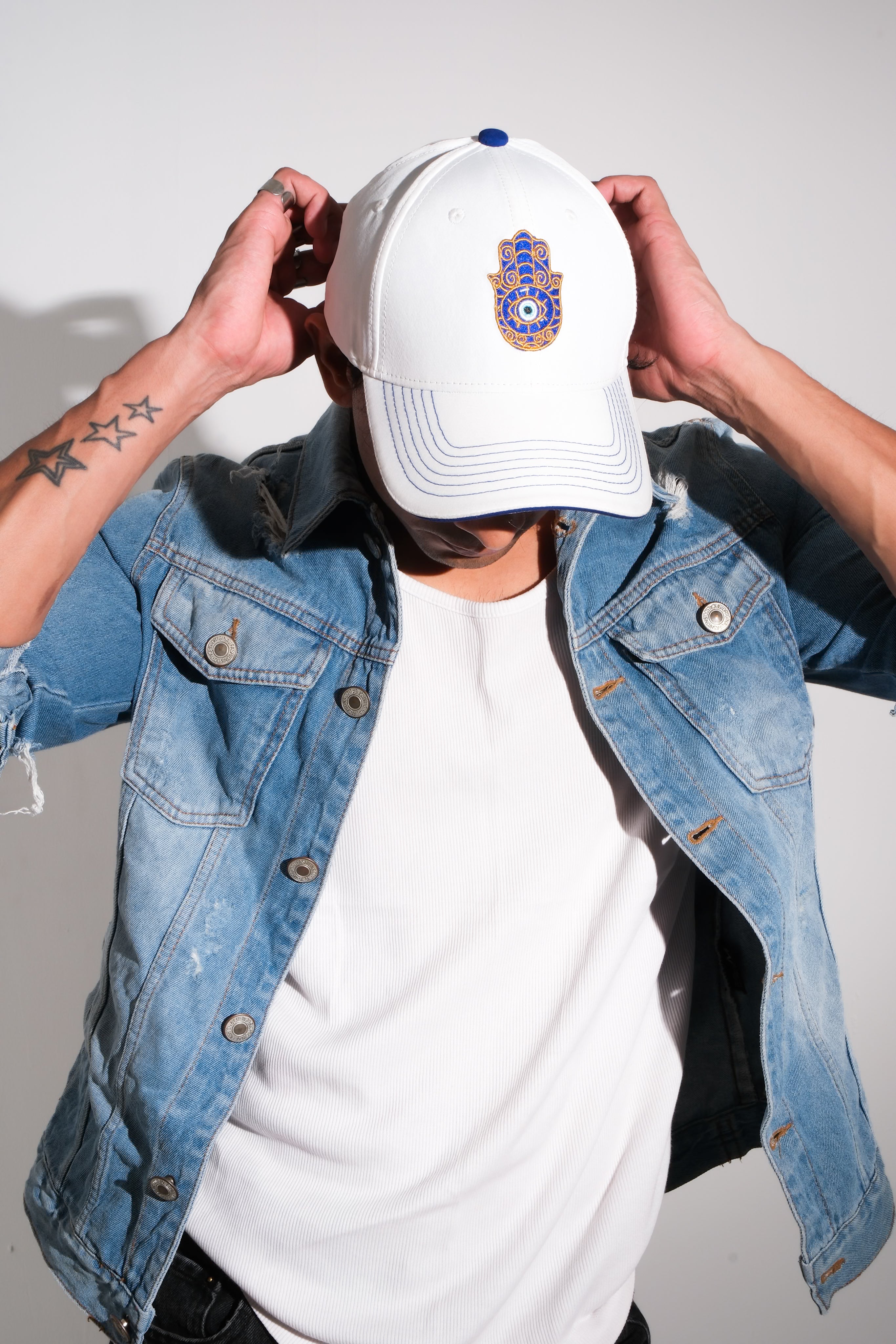 No Nazar - White unisex baseball cap