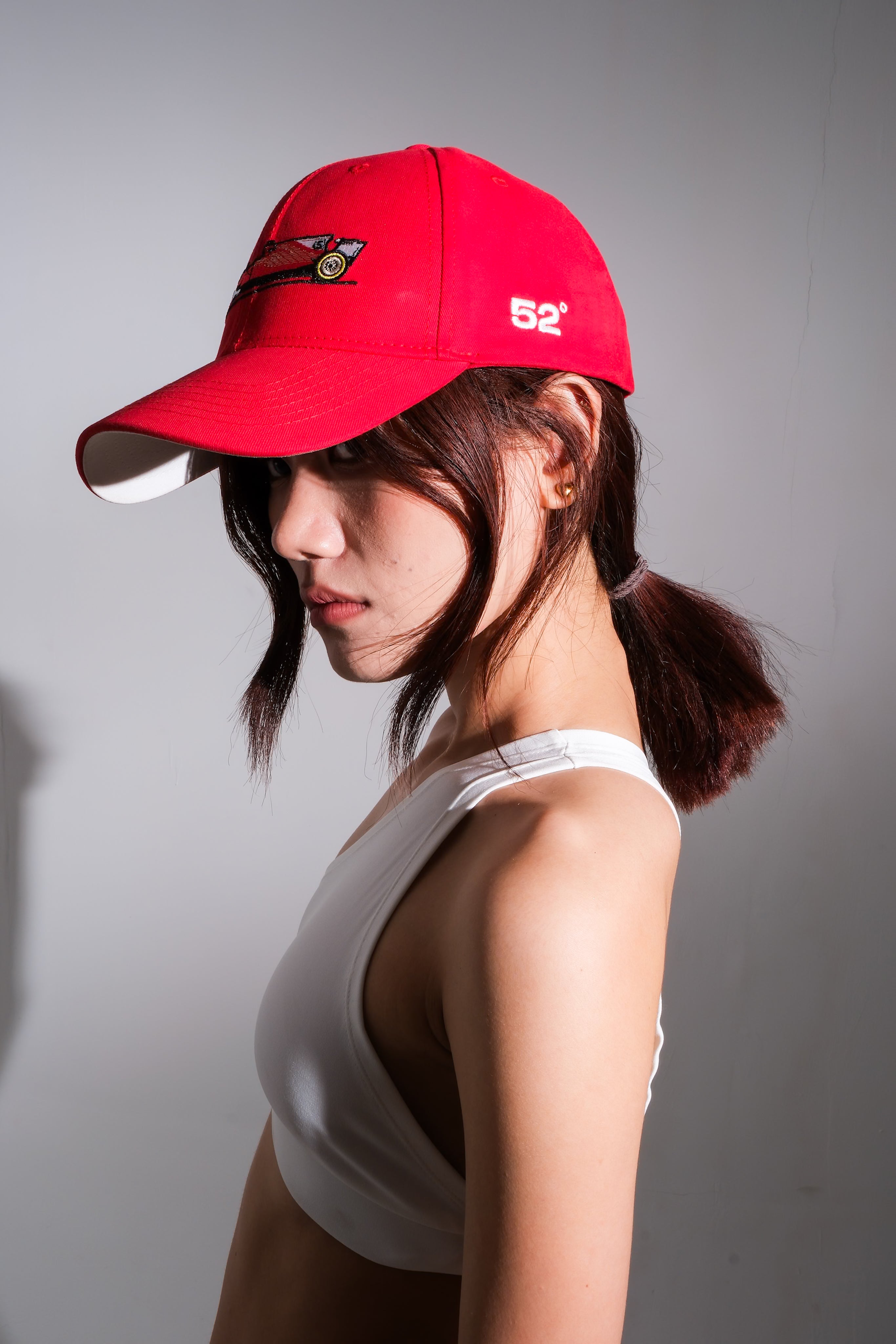 Lights out - Red unisex baseball cap