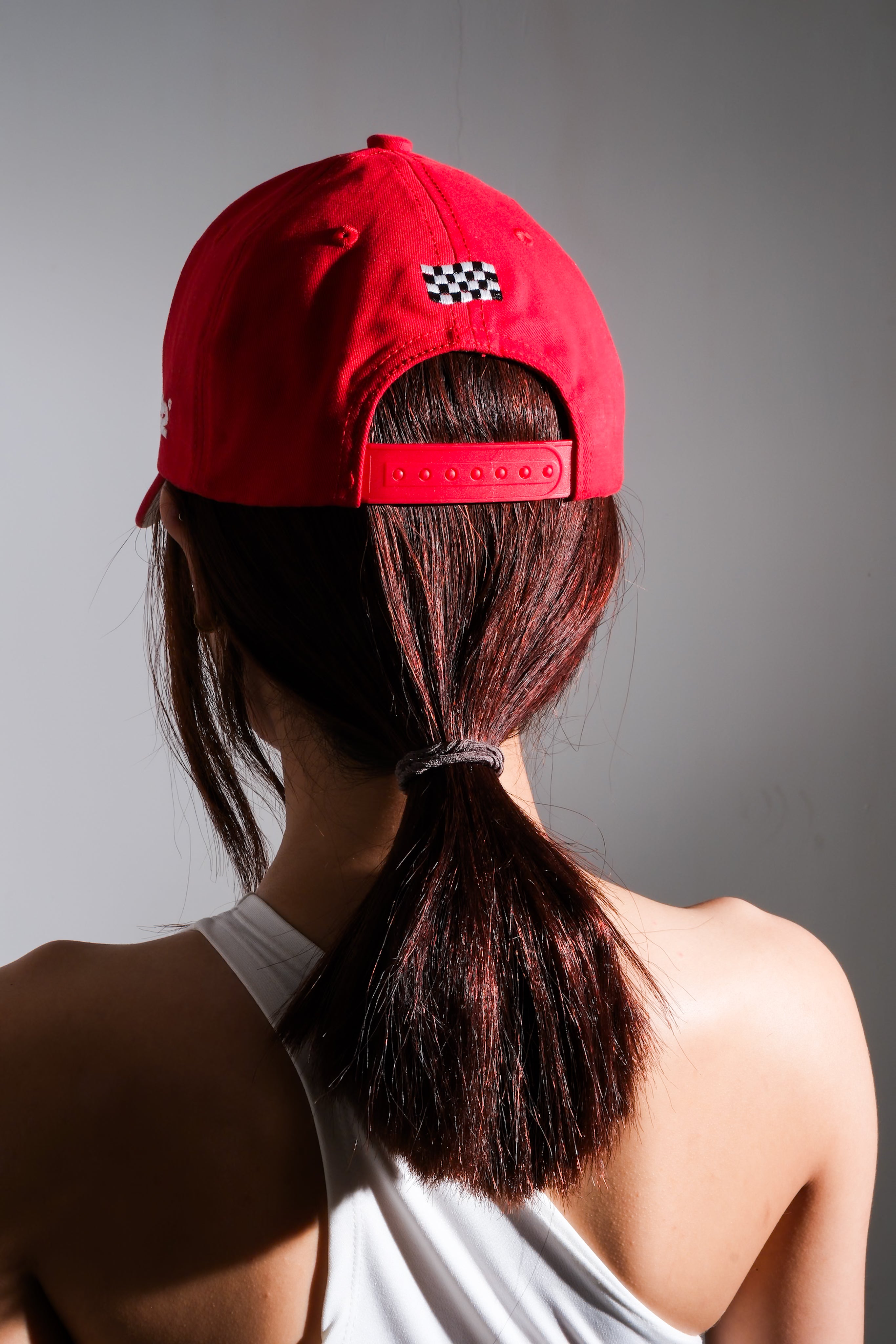 Lights out - Red unisex baseball cap