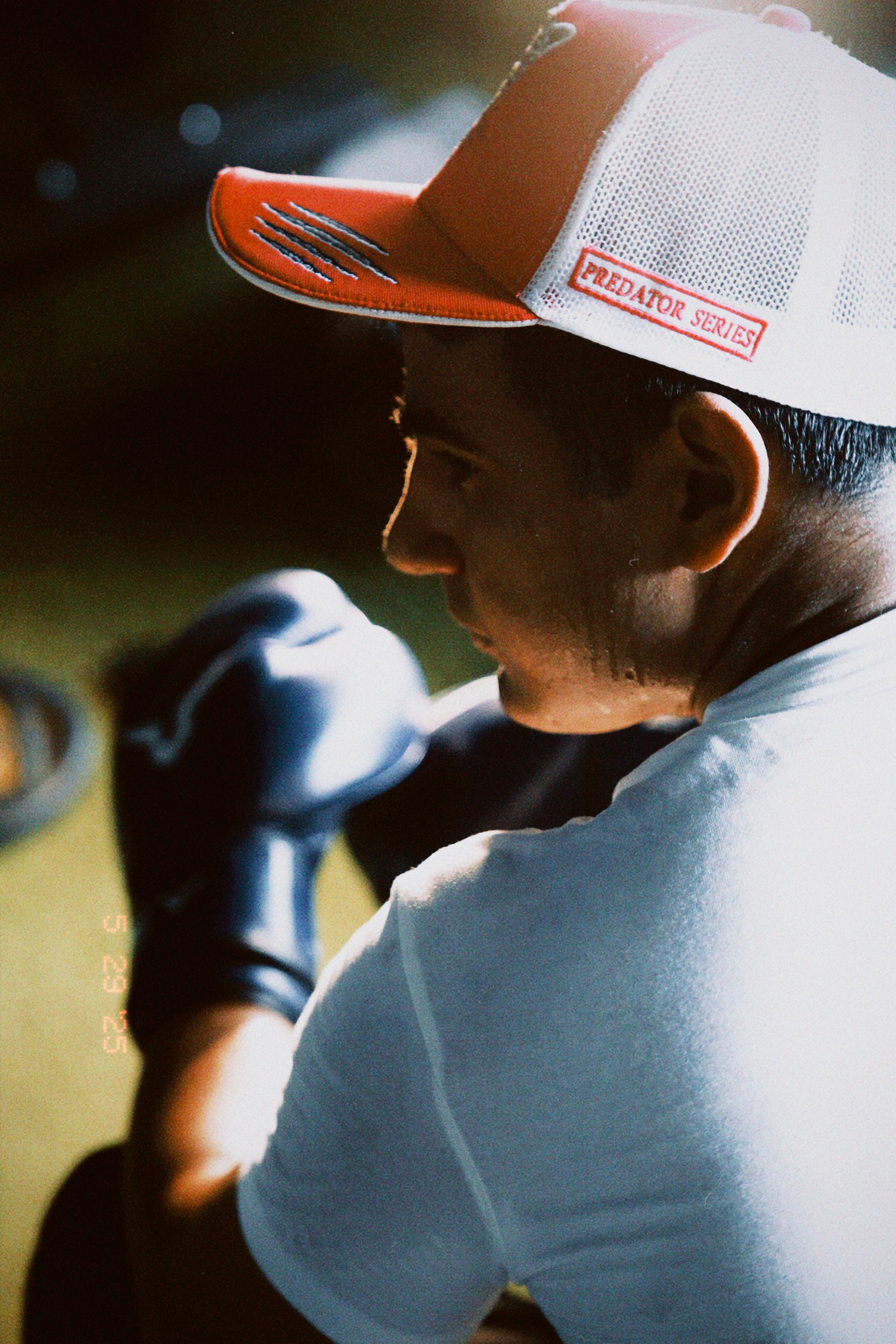 Shyran - Dark Pink/White Unisex Trucker Cap