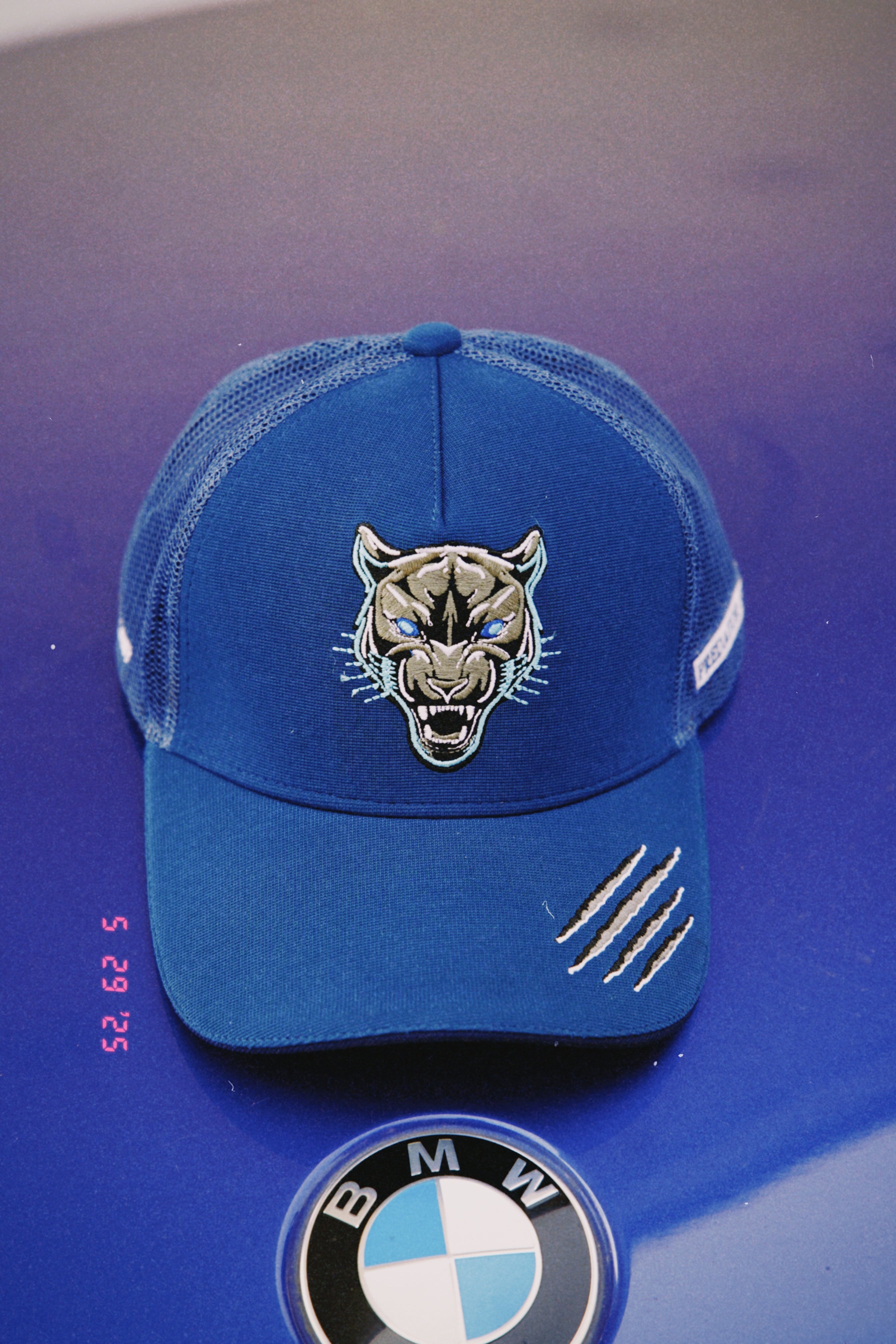 Midnight Prowler - Blue Unisex Trucker Cap