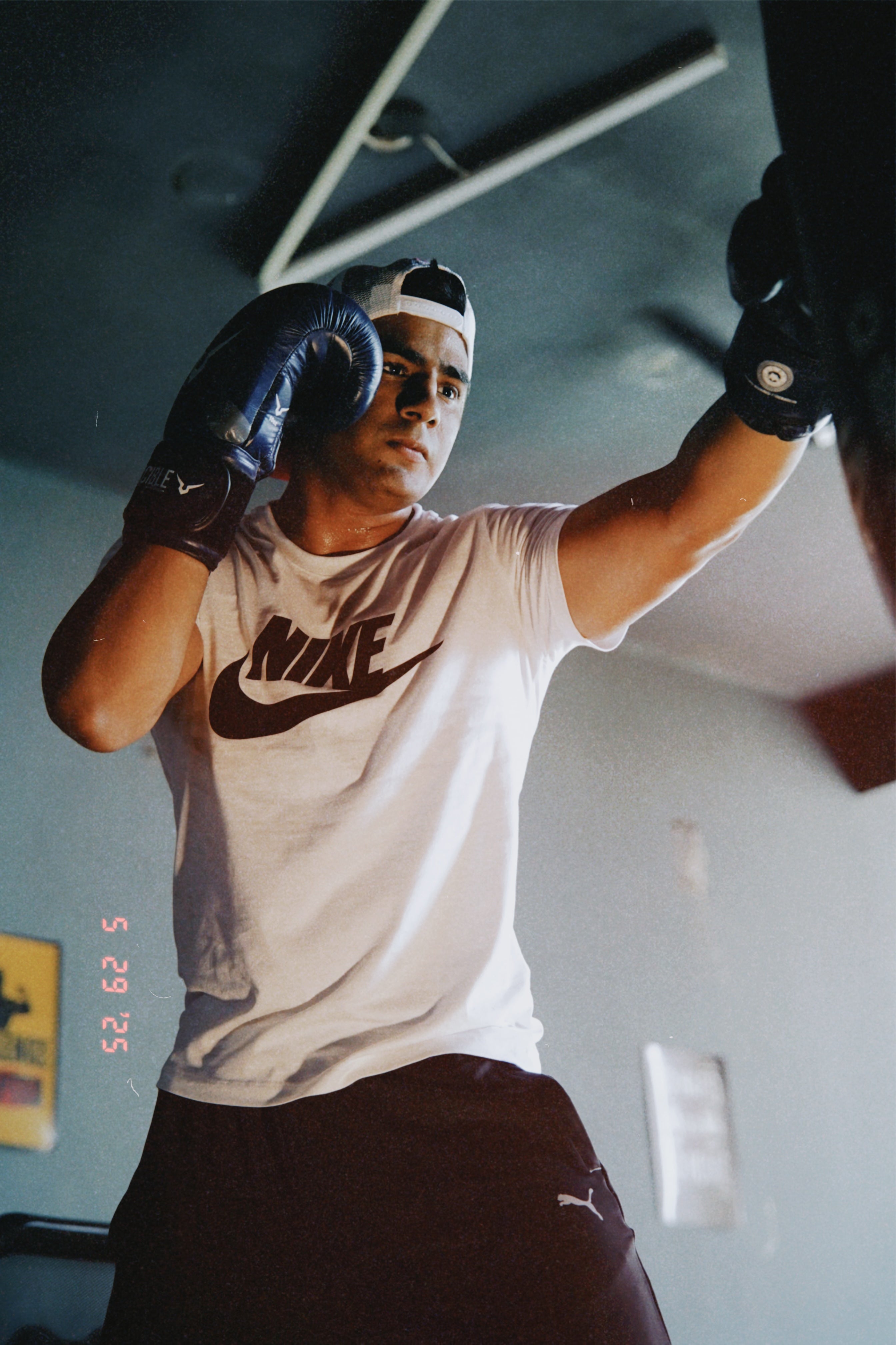 Shyran - Dark Pink/White Unisex Trucker Cap