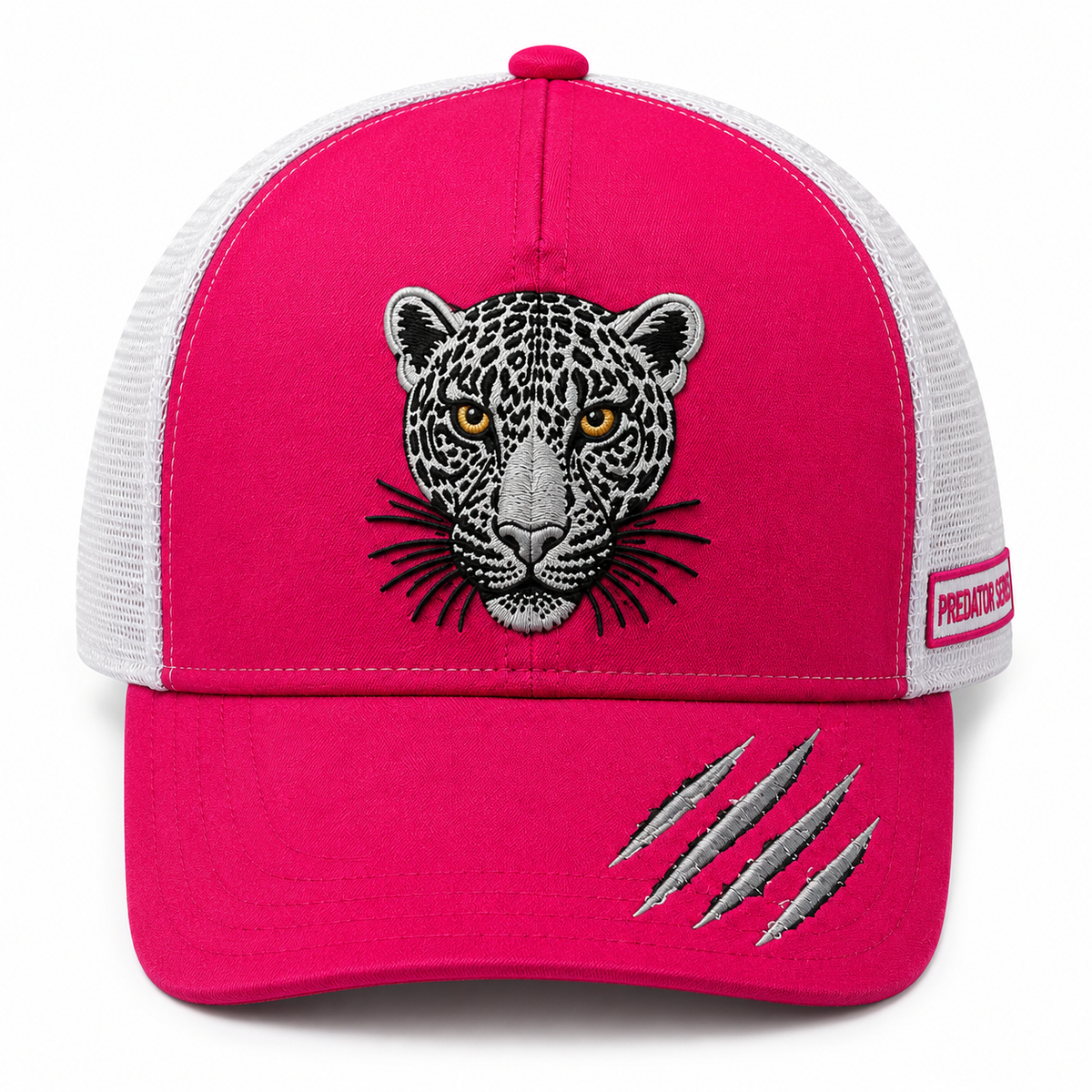 Shyran - Dark Pink/White Unisex Trucker Cap