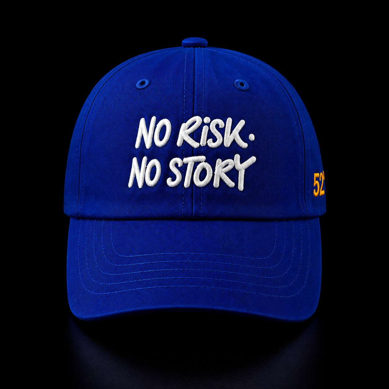 No Risk No Story — Royal Blue unisex baseball Cap