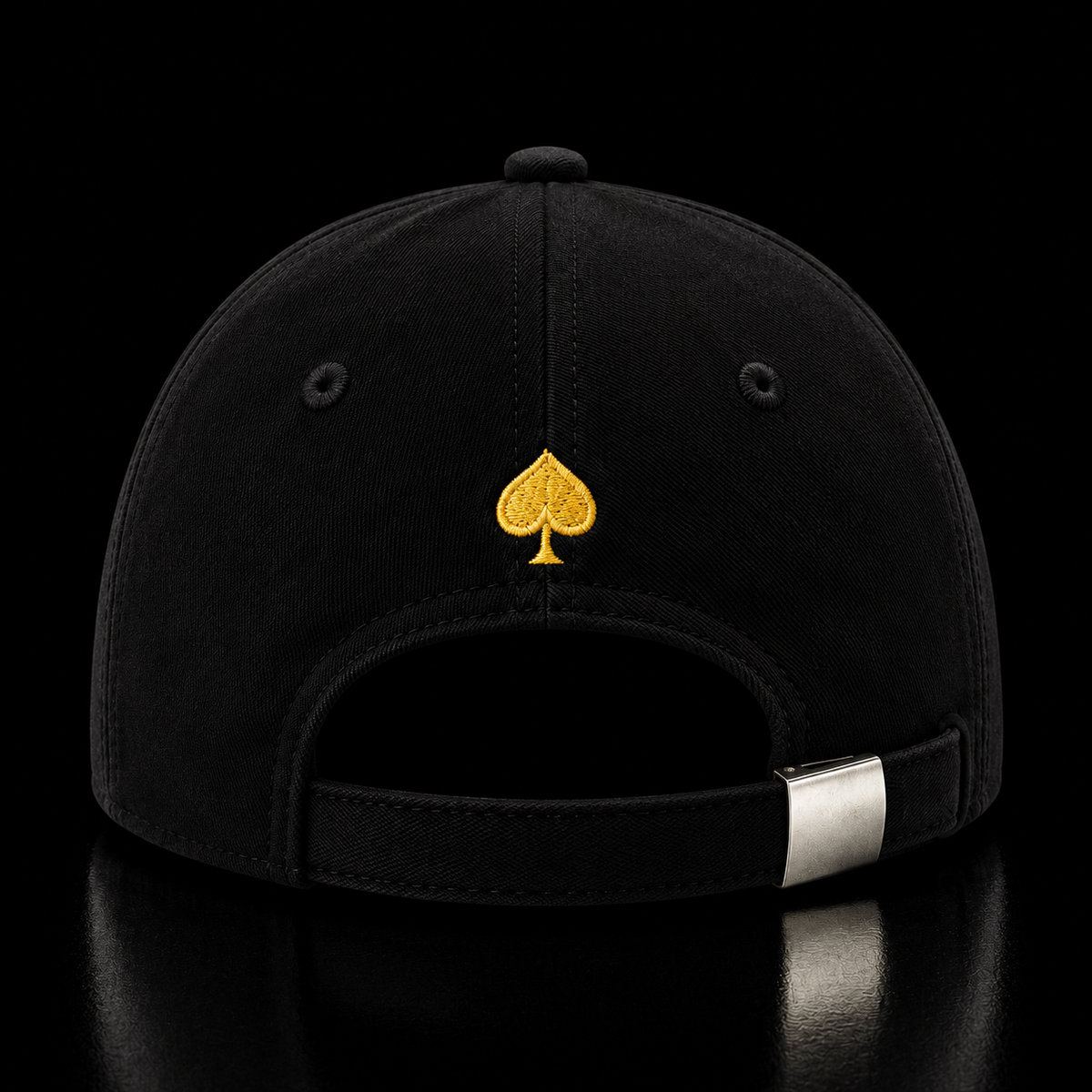 Badshah - black suede unisex baseball cap