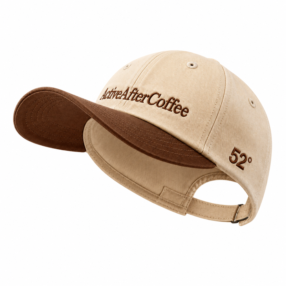 Active after Coffee - cream unisex baseball cap