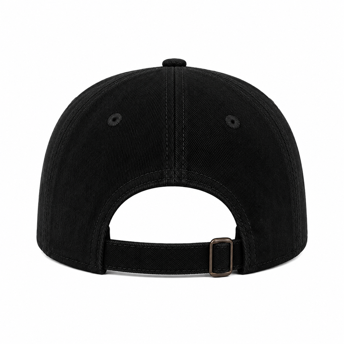 N:OW - Black corduroy unisex baseball cap