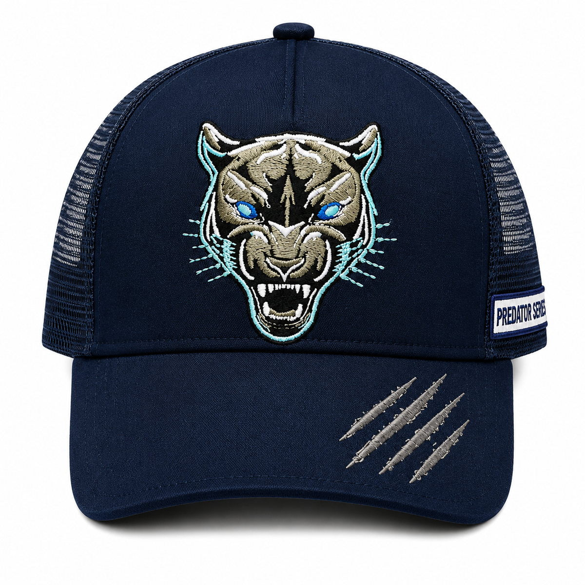 Midnight Prowler - Blue Unisex Trucker Cap