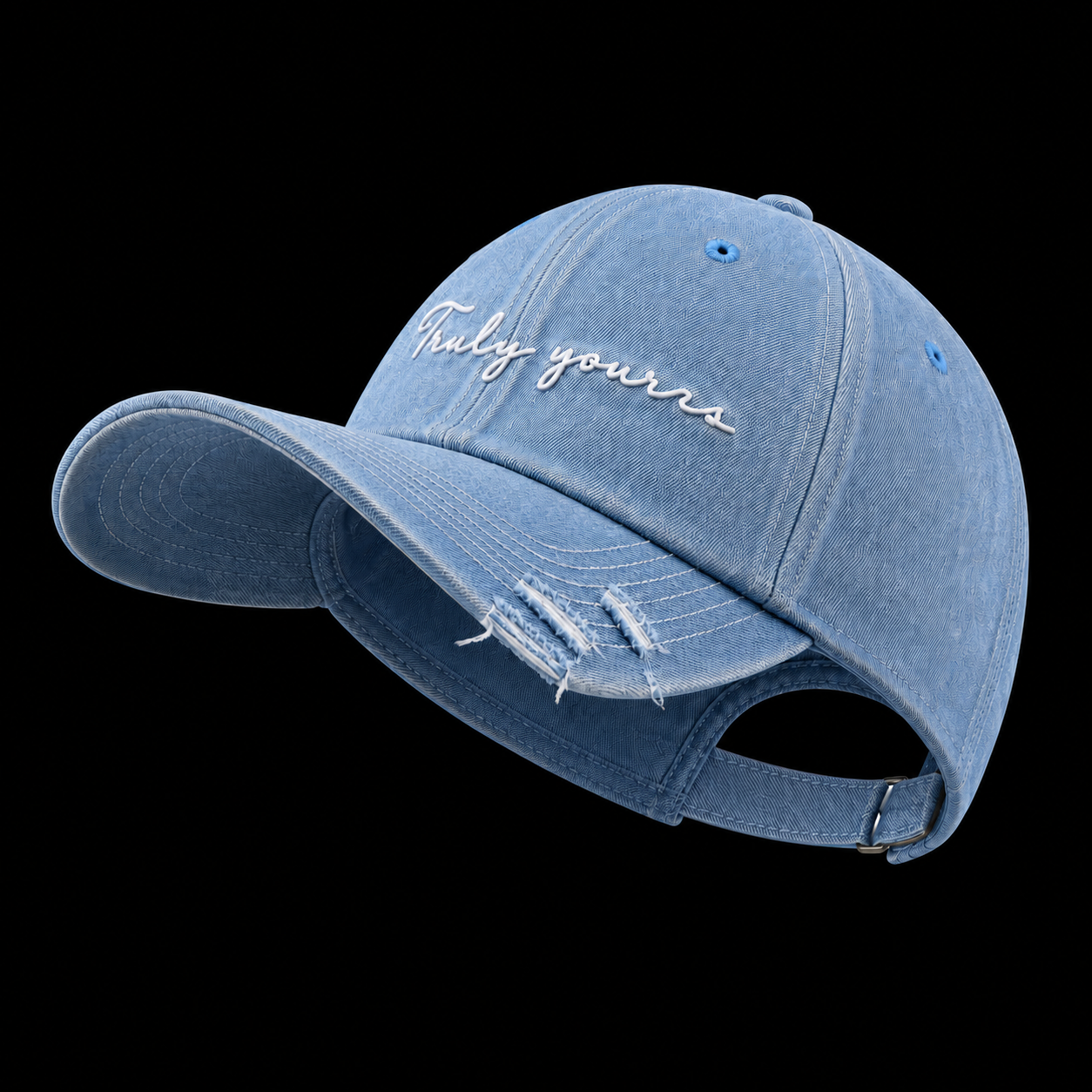 Truly yours - 6 panel denim baseball cap