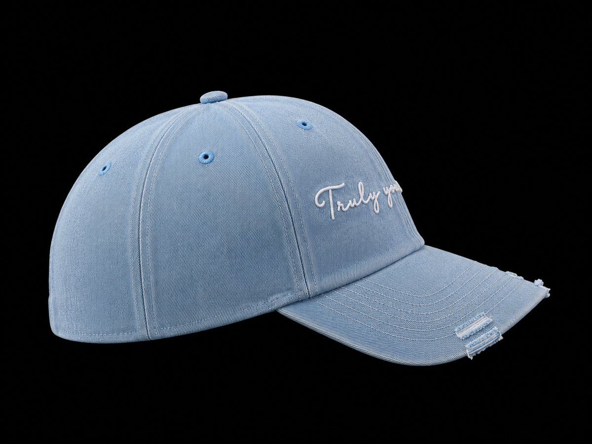 Truly yours - 6 panel denim baseball cap
