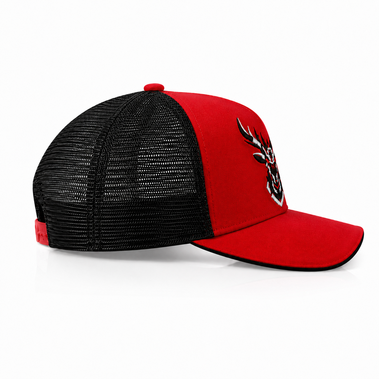 Velvet Reaper - Red/Black unisex trucker cap