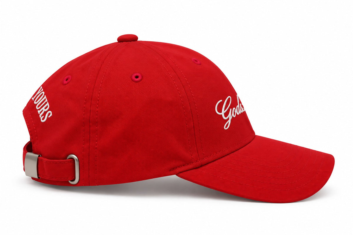 Gods favourite - red unisex baseball cap