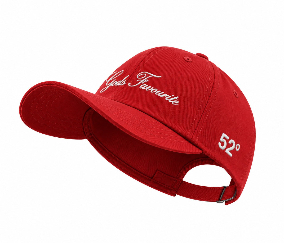 Gods favourite - red unisex baseball cap