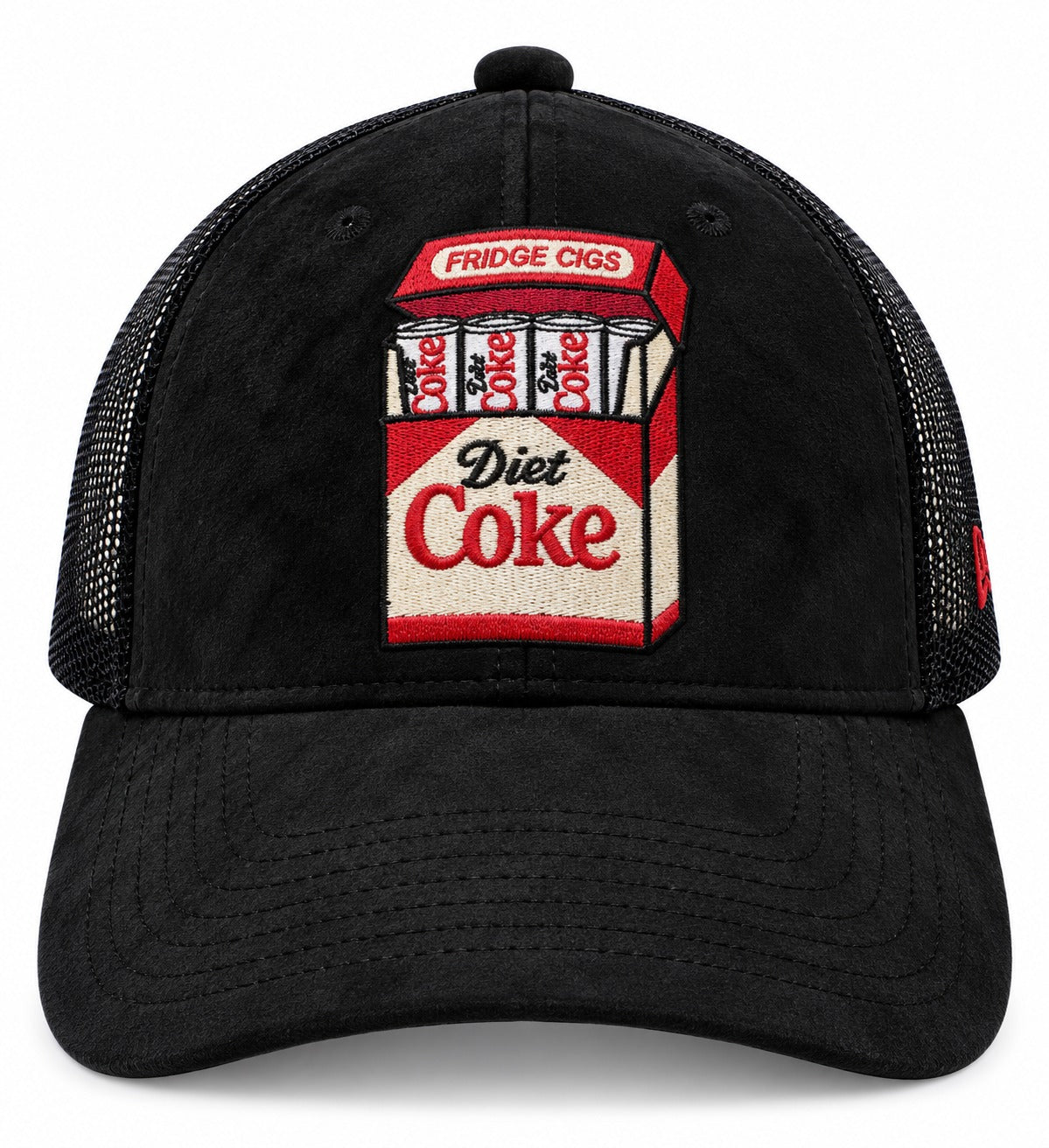Fridge Cigs - black suede unisex trucker cap