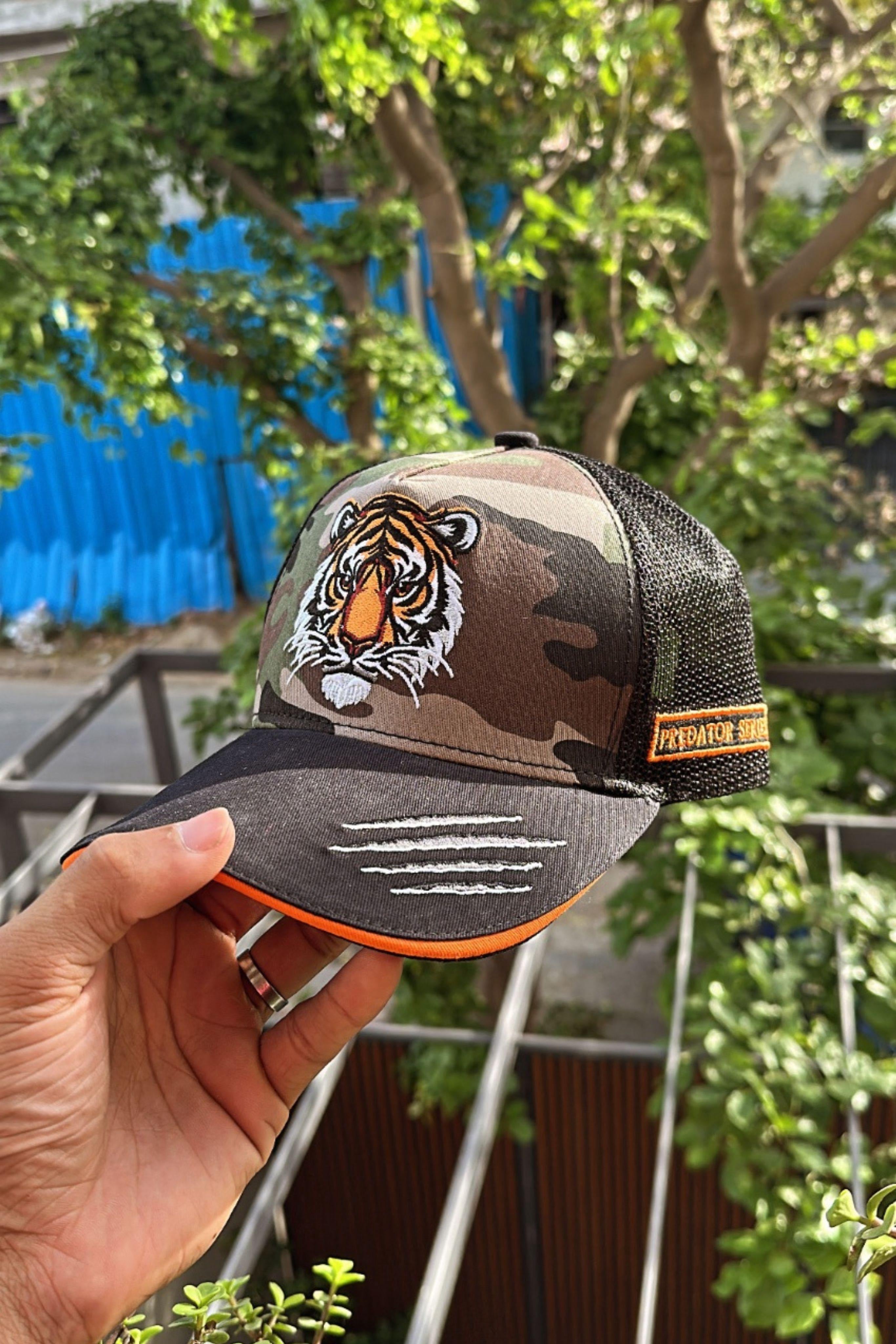 Firestripe - Camo/Black Unisex Trucker Cap